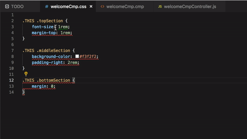SLDS Validator for Visual Studio Code in action!