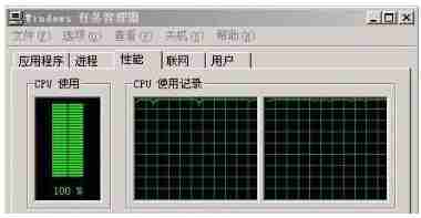 CPU使用率老是100%怎么办?