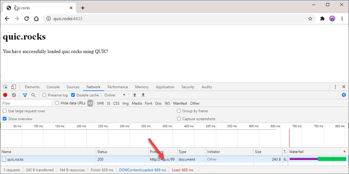 Chrome Canary版已经启用对实验性QUIC协议和HTTP/3整合支持