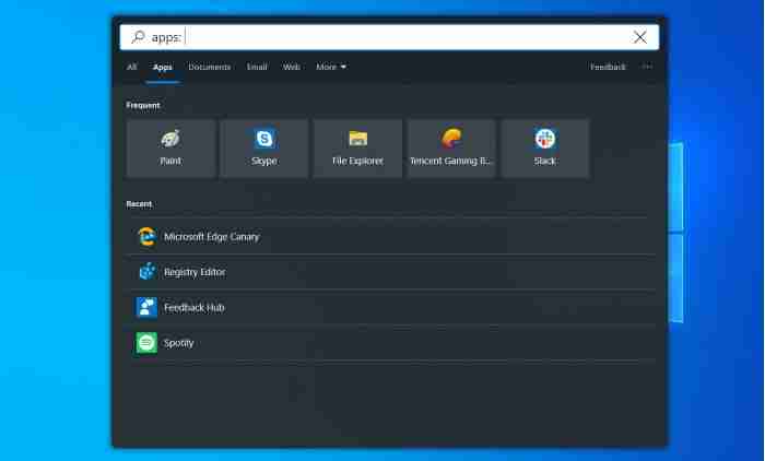 启用Win10 1903系统的沉浸式搜索栏的方法