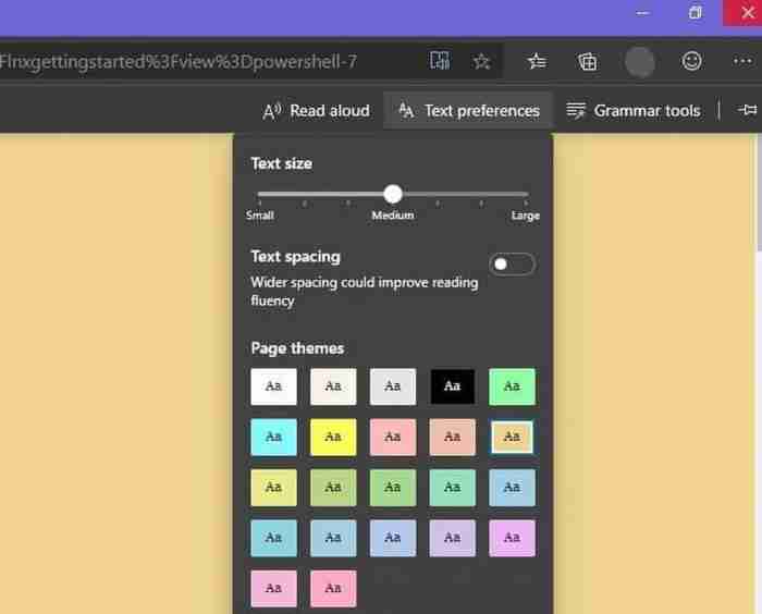 Win10 Edge Canary更新：为页面主题提供更多色彩选择