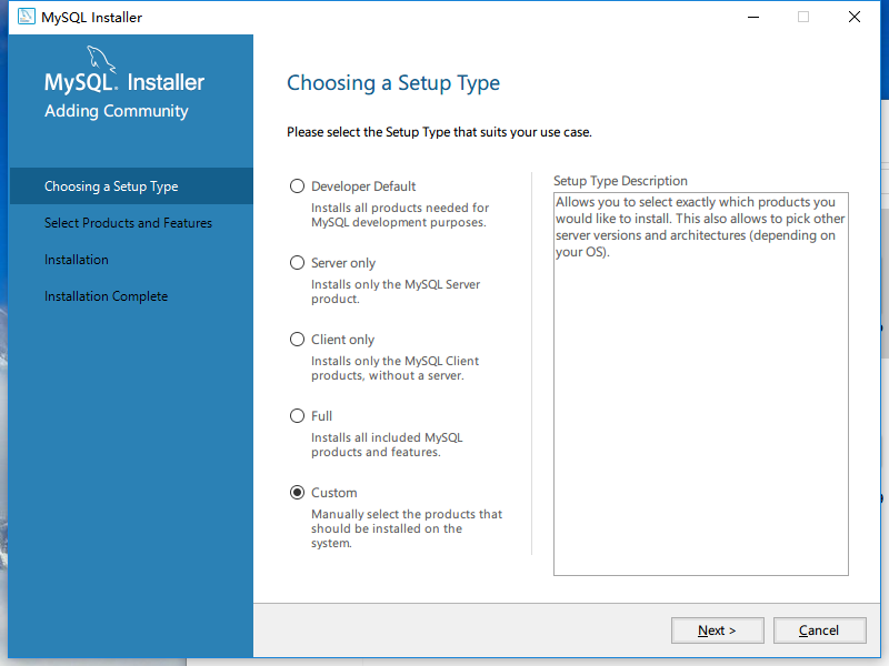 MySQL社区版安装图文教程