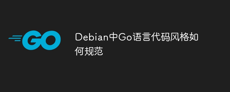 Debian中Go语言代码风格规范详解