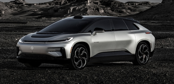 法拉第未来FX车型600辆订单，定金6万美元