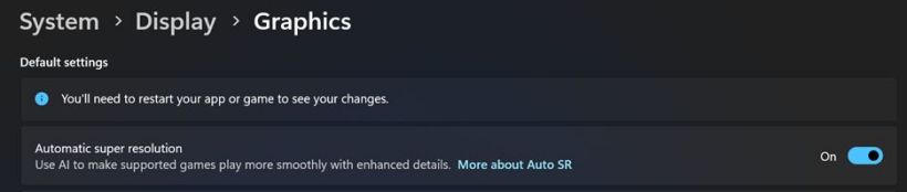 微软发布AutoSR技术认证及系统需求说明