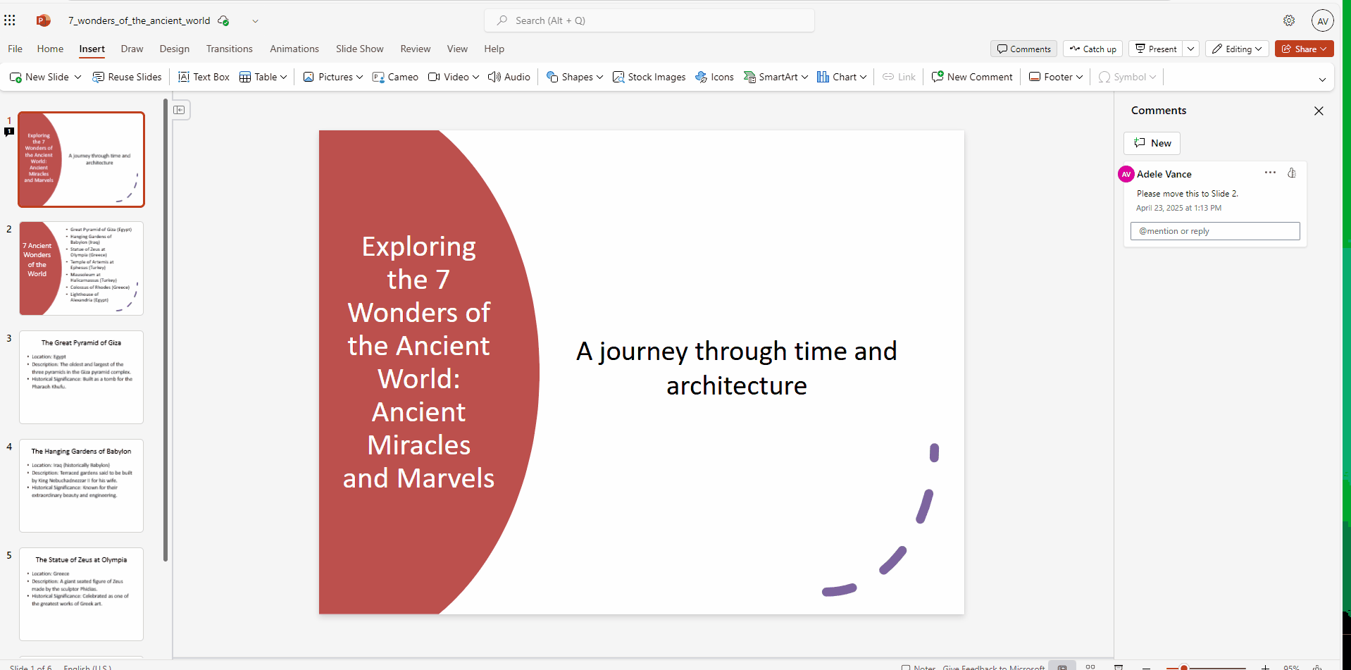 微软新版PowerPoint：评论功能随内容移动