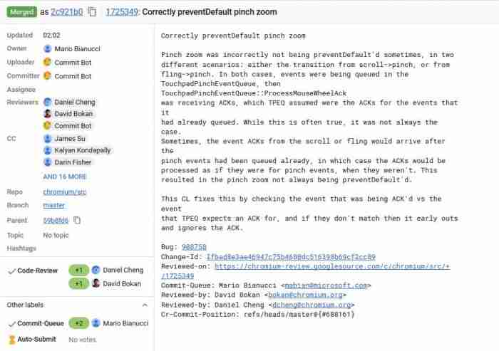 微软改进Chromium浏览器在Win10设备上奇怪的Pinch-Zoom缩放问题
