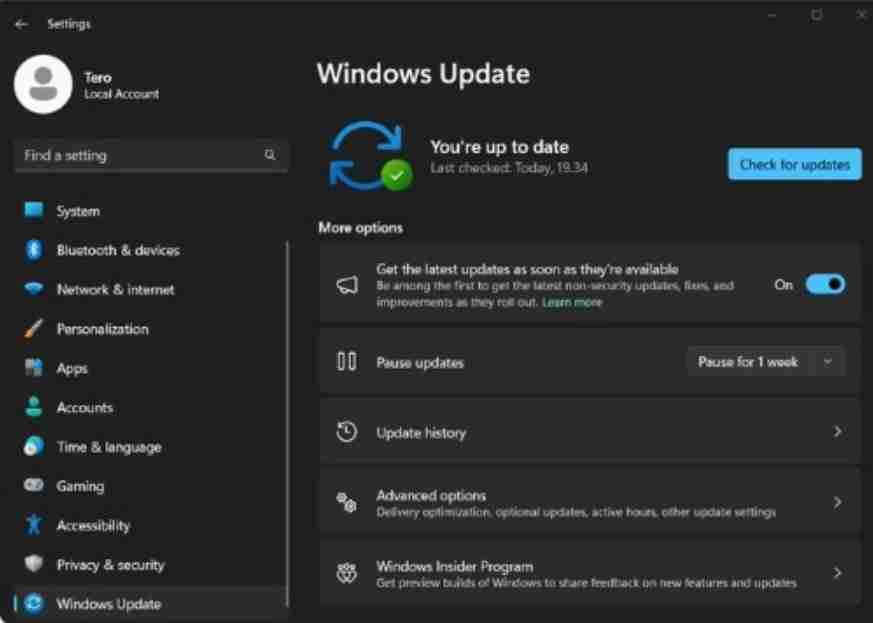 Win11系统在线更新KB5027397升级到23H2报错代码