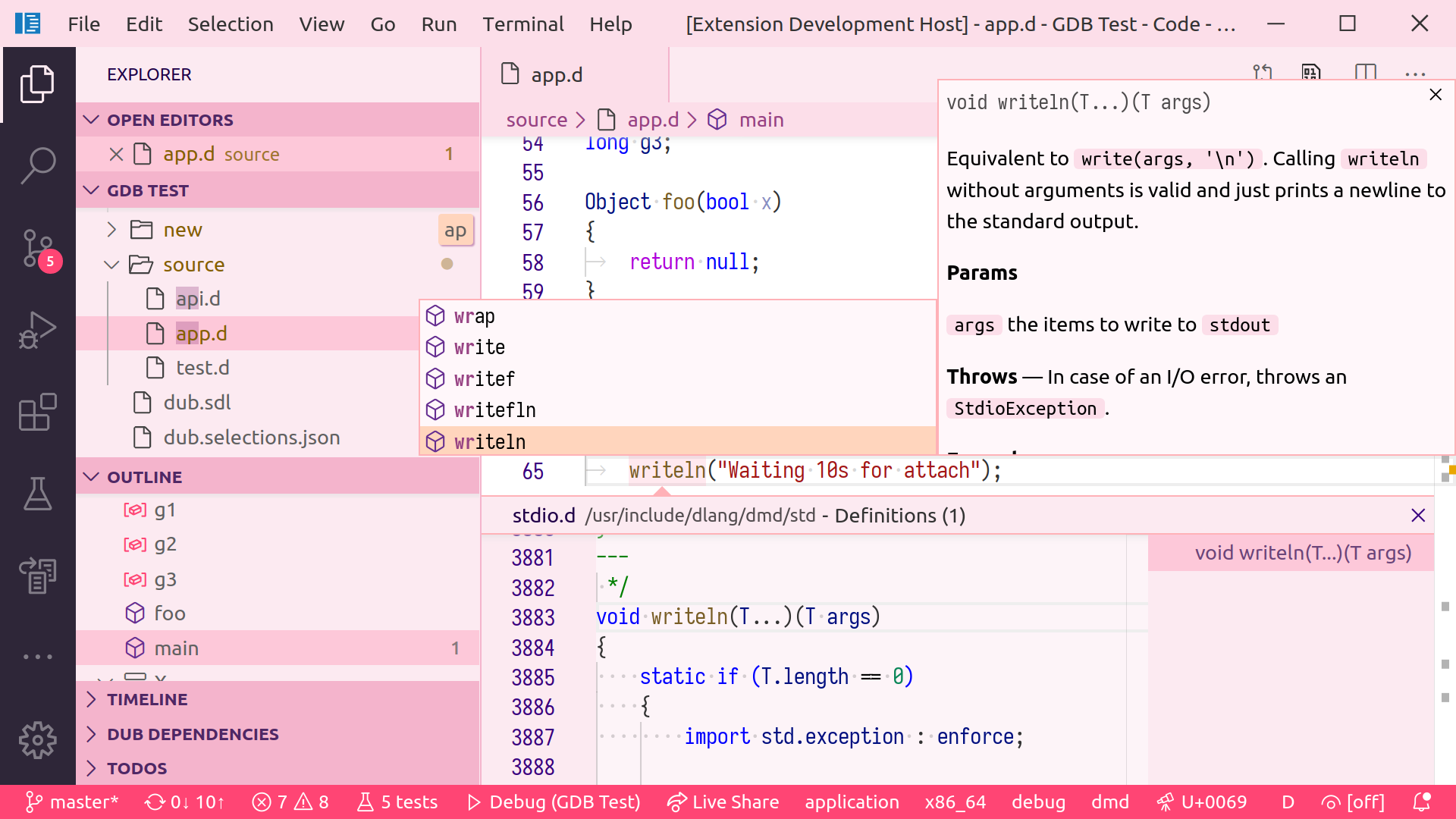 Cute Pink Light Theme Preview
