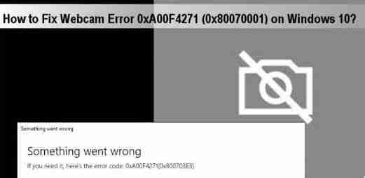 win10电脑上使用相机出现0xa00f4271相机错误怎么解决