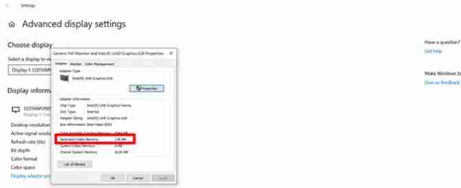 Win10专业版下如何检查VRAM ？