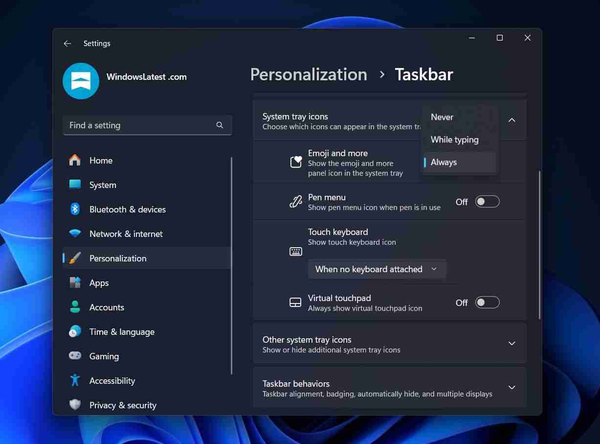 微软邀请用户测试全新的任务栏表情符号按钮：一键直达 Emoji 表