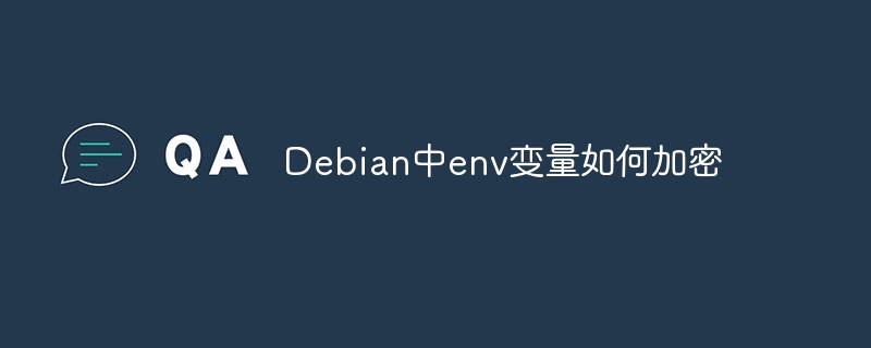 Debian玩机技巧：手把手教你加密env变量