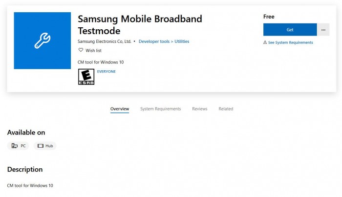 Win10商店上新！SamsungMobileBroadbandTestmode来啦