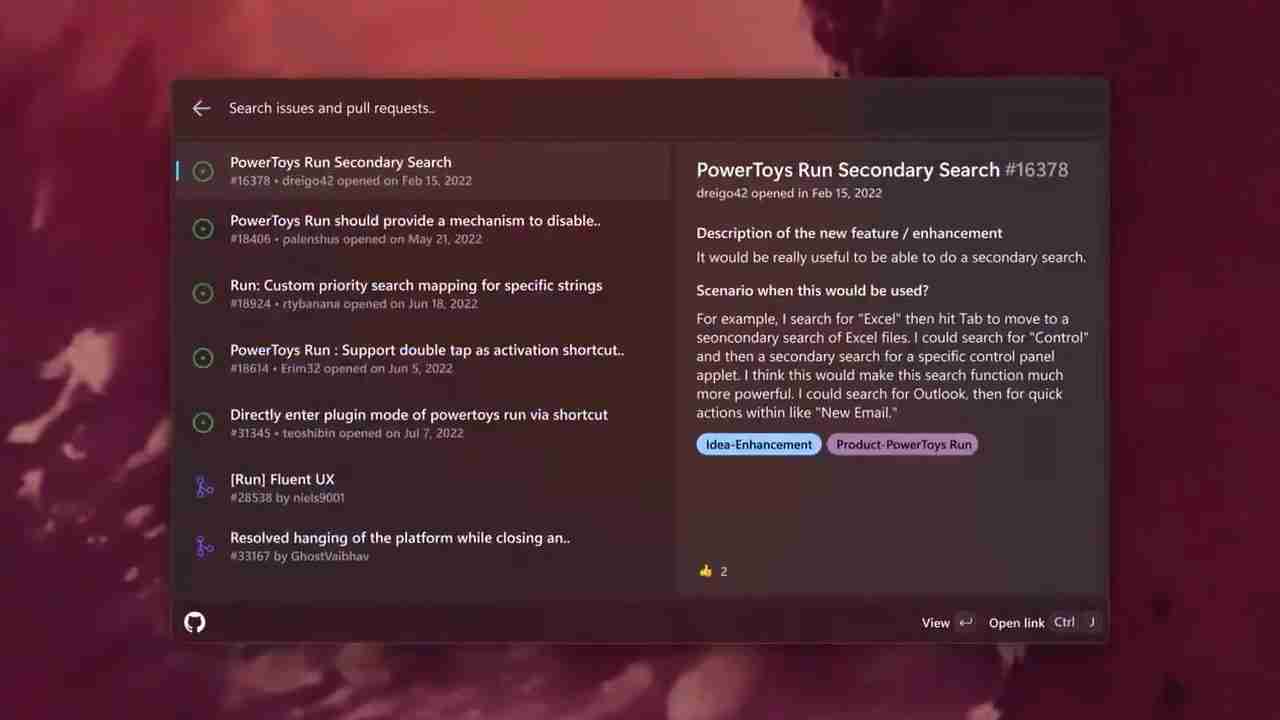 微软预告 PowerToys Run v2 明年上新：全新用户界面和扩展模型