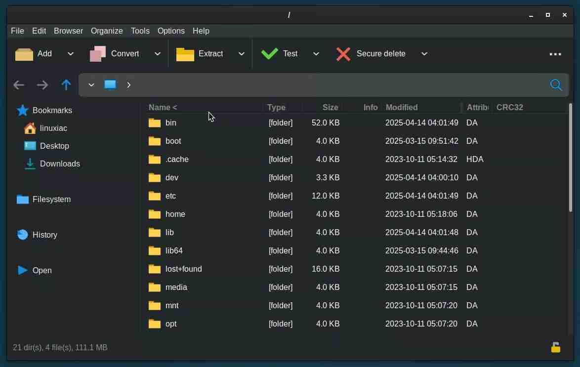 免费开源压缩工具 PeaZip 10.4 更新：扩展支持 242 种格式