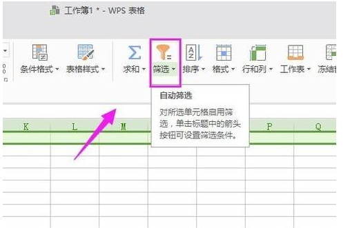 教你在win10电脑中WPS的筛选功能的步骤