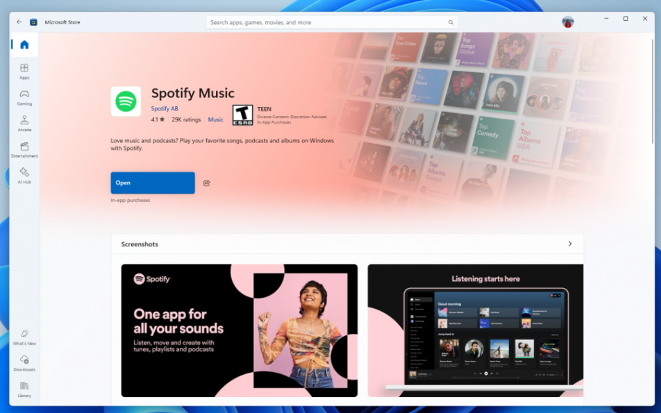 Windows 11 应用商店 2024 年 10 月更新：全新应用详情页上线
