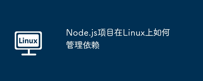 Node.js项目在Linux上如何管理依赖