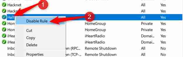 在Windows 10防火墙中打开端口