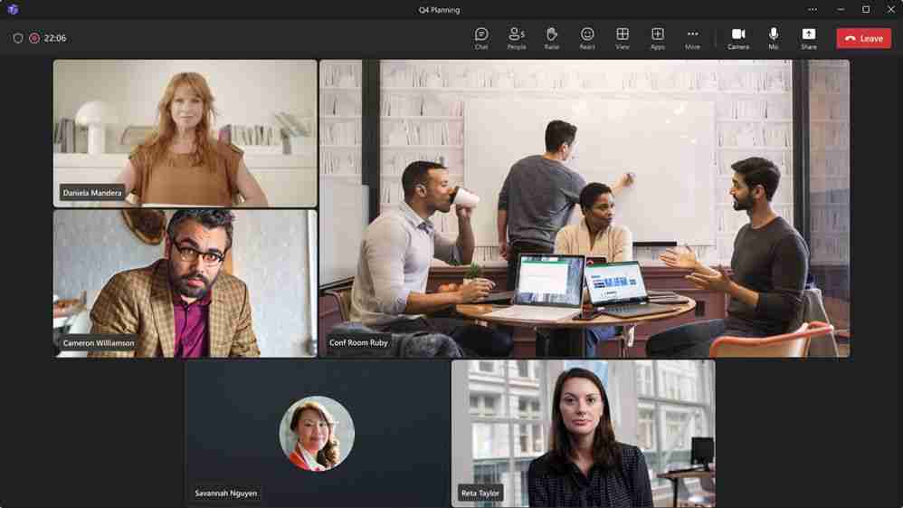 Teams 改进:增强会议、优化活动、扩充 Mesh 表情