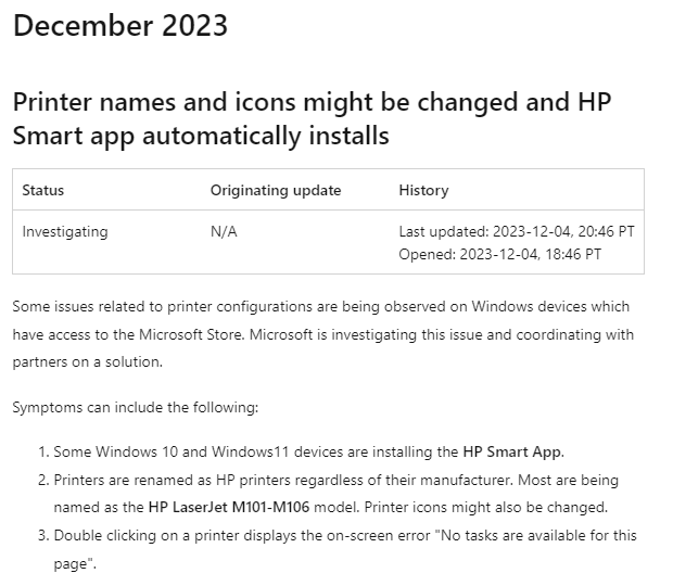 微软承认Win11打印机Bug意外成“彩蛋”？这波有点没想到