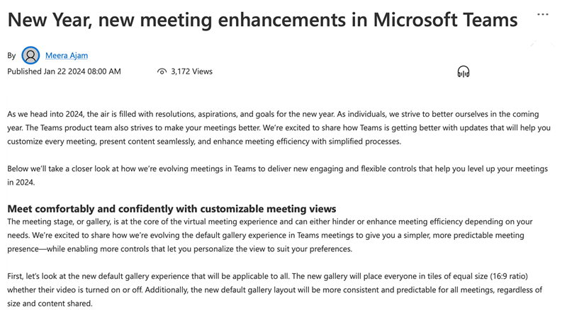 微软本月改善 Teams 会议功能: 最多同屏 49 名参会者