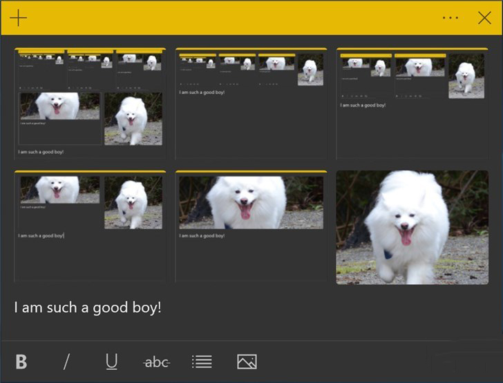Win10便签UWP更新啦！新增插入图片+多桌面支持，用起来更爽了！