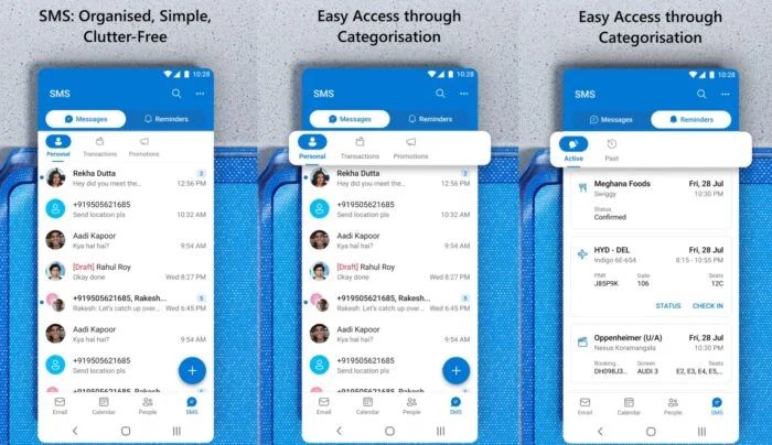 微软OutlookLite新功能：短信收发超便捷