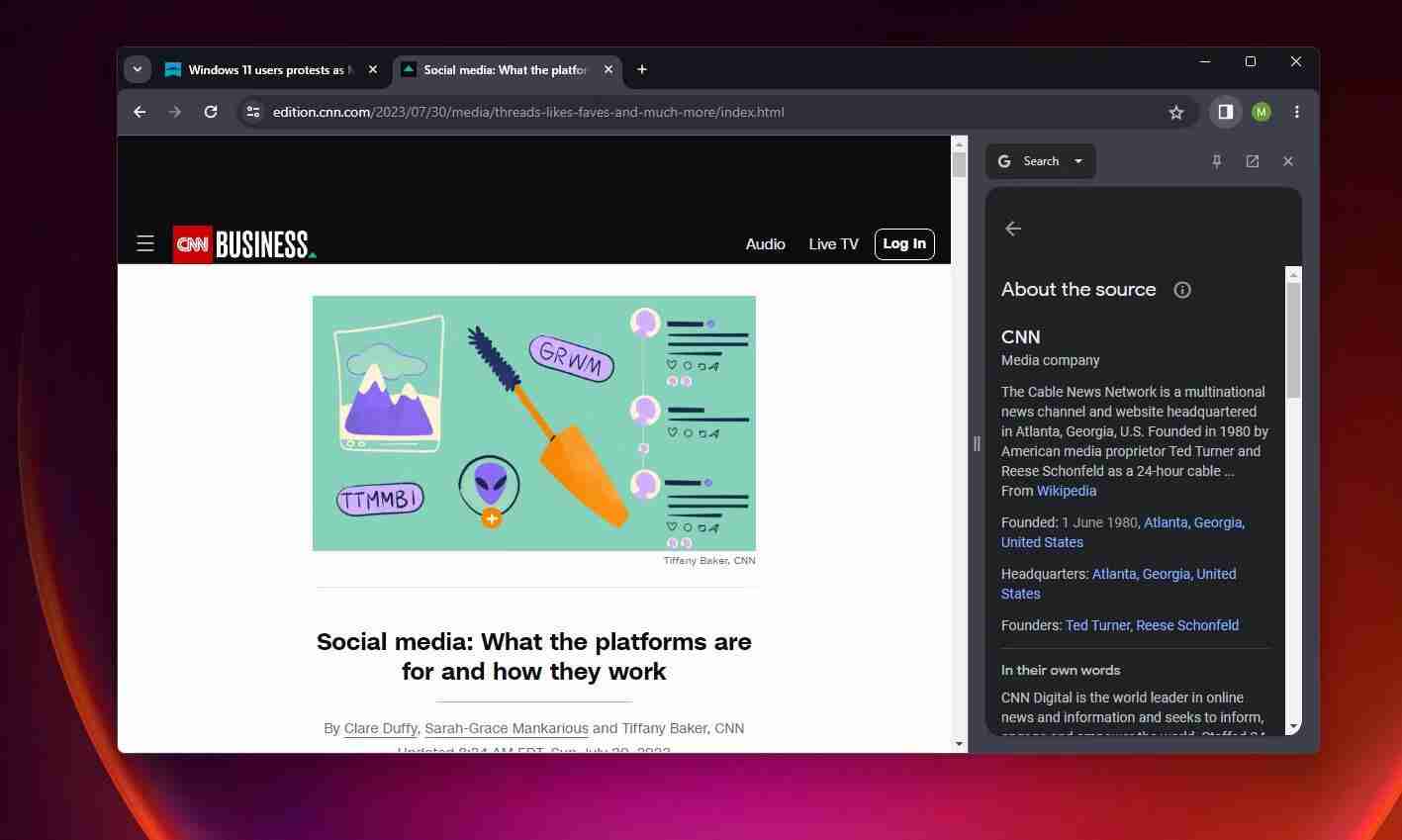 谷歌浏览器侧边栏功能更新:Bard或SGE整合引发期待