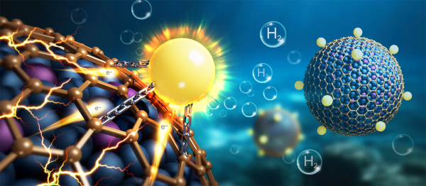 研究通过铠甲催化剂表面电子限域效应实现高效酸性电解水制氢