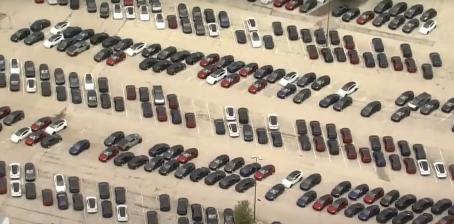 特斯拉库存告急！全美紧急征用停车场，销量真相曝光