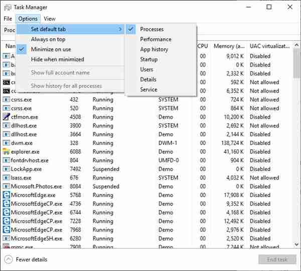 Win10更加人性化!任务管理器标签、操作中心快捷方式都可自定义