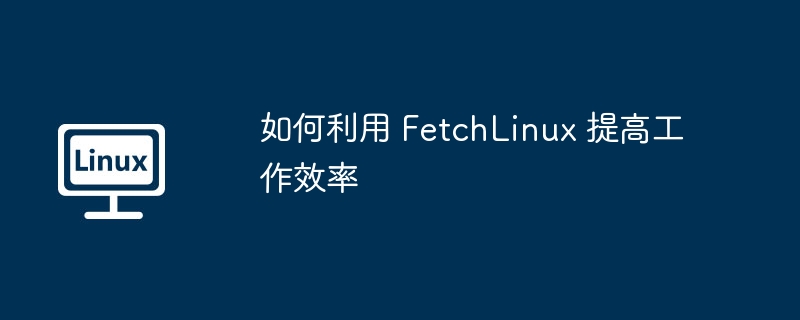 如何利用 FetchLinux 提高工作效率