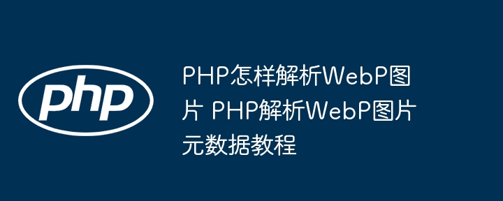 PHP怎样解析WebP图片 PHP解析WebP图片元数据教程