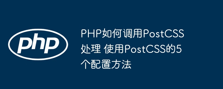 PHP如何调用PostCSS处理 使用PostCSS的5个配置方法