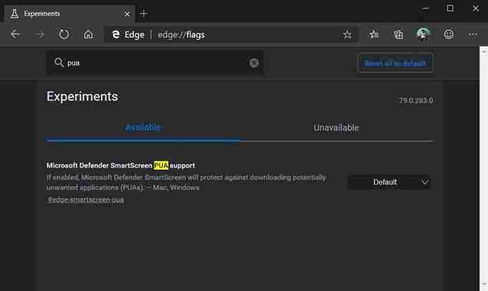 Win10 Edge Canary版引入全新防护特性——PUA防护