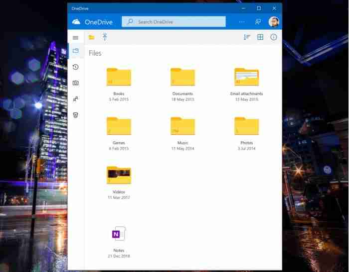 Win10 OneDrive UWP更新:启用全新logo并引入全新UI
