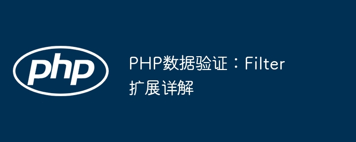 PHP数据验证：Filter扩展详解