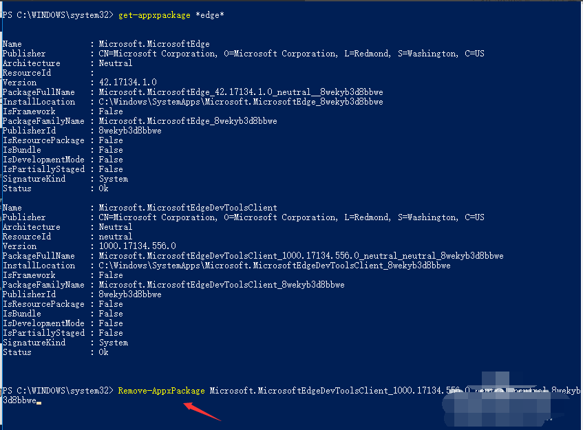 Win10系统如何正确卸载edge浏览器