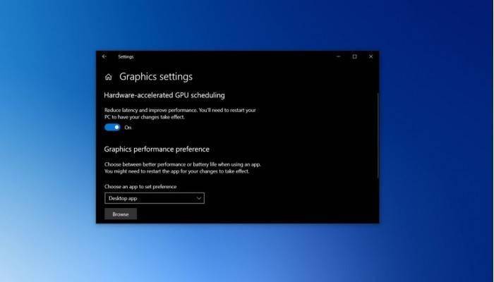 Win10开启GPU加速教程