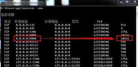 win7运行tomcat 8080端口被占用怎么办?