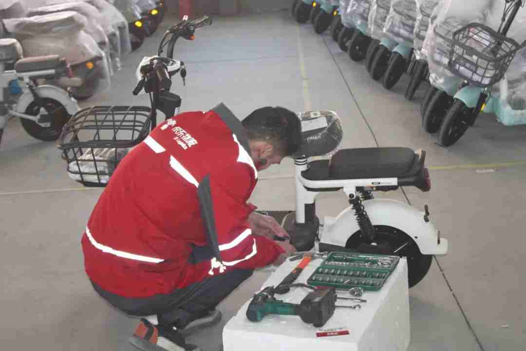 行业唯一：网购二轮电动车京东物流直接安装好送到家门口，还要搞上门售后维修