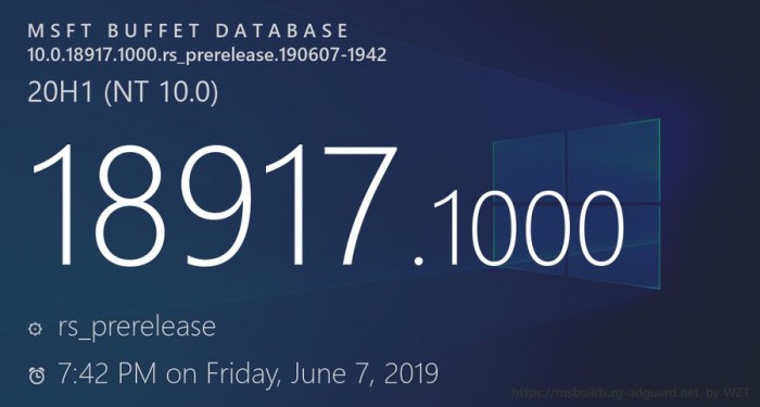 Win1020H1Build18917更新详解