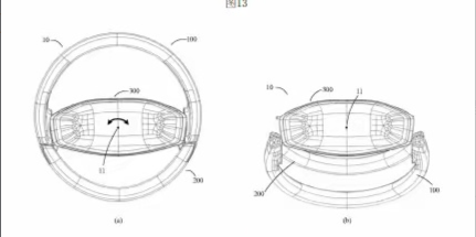 华为引望新专利公布 汽车方向盘也能折叠 适用L3？