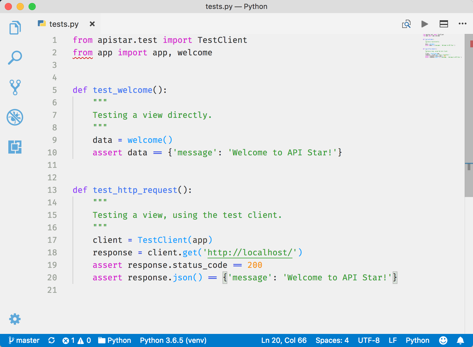Horla Light Theme Screenshot