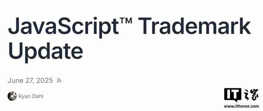 甲骨文手持 JavaScript 引众怒：商标撤销申请被驳回，网友建议将语言改名 WebScript