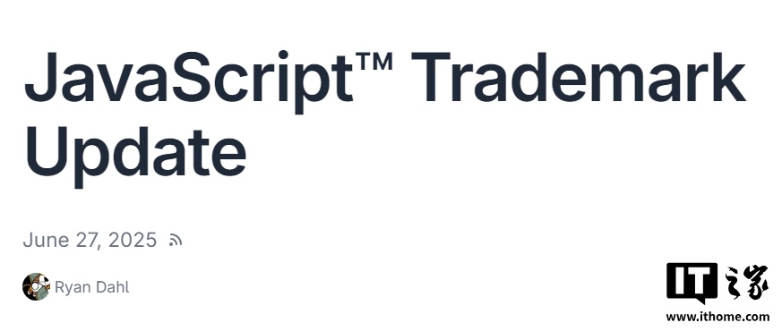 甲骨文掌管JS引争议，商标驳回促改名热潮