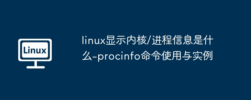linux显示内核/进程信息是什么-procinfo命令使用与实例