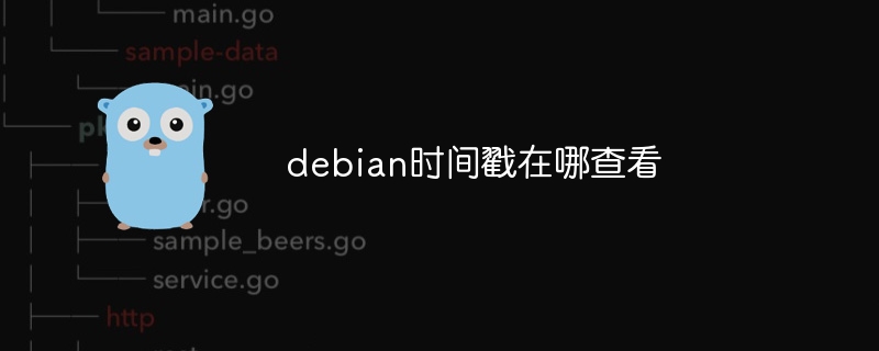 debian时间戳在哪查看